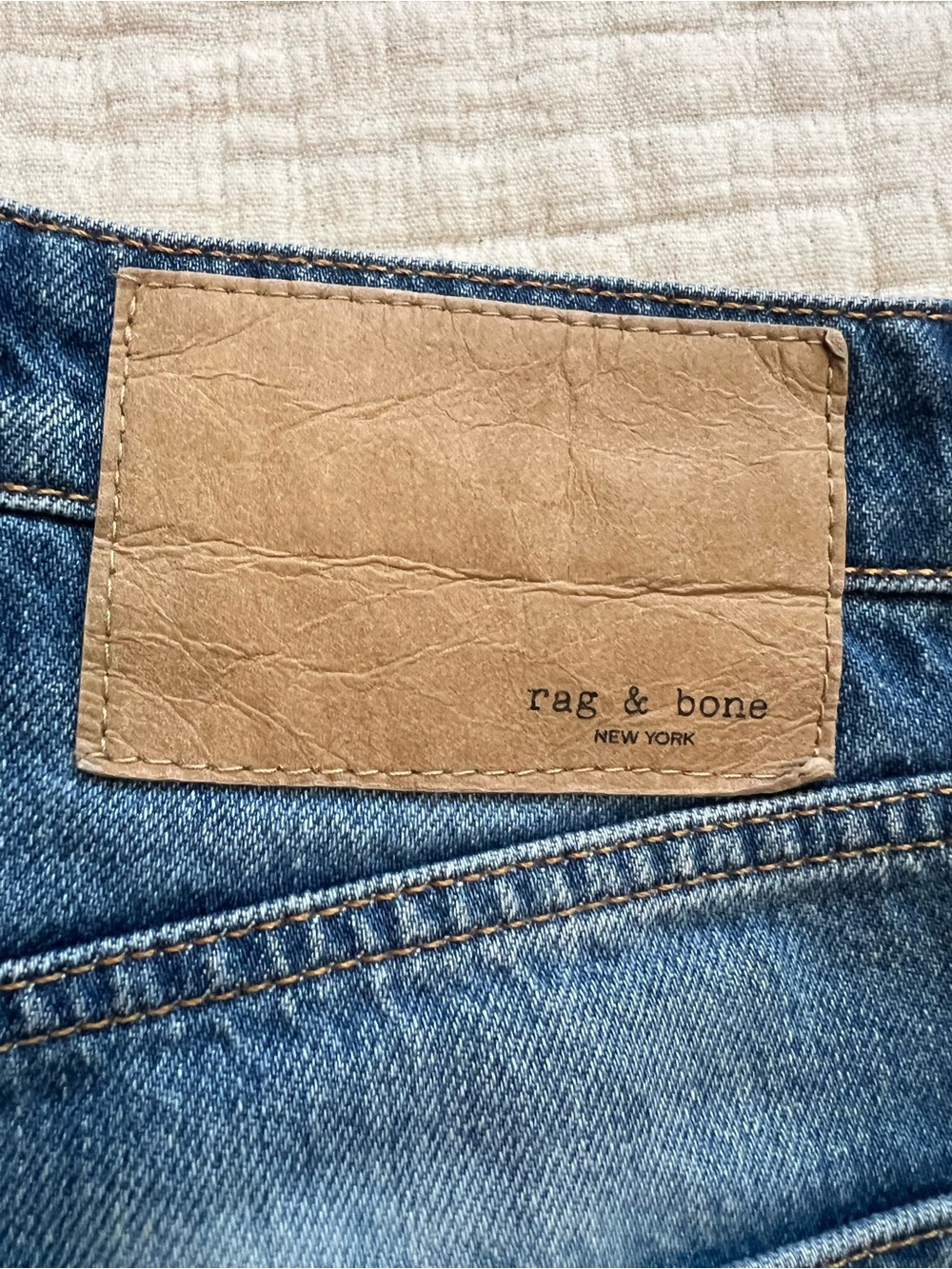 Rag & Bone Wide Leg Jeans Size 30x30 Clearwater Blue Maya High Rise Button Fly - Picture 9 of 12